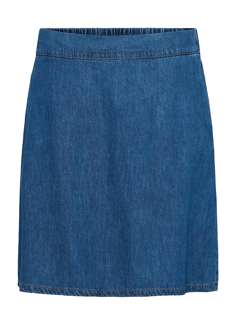 Culture - CUnua Arpa Skirt - jeanskjolar - dark blue wash - 1