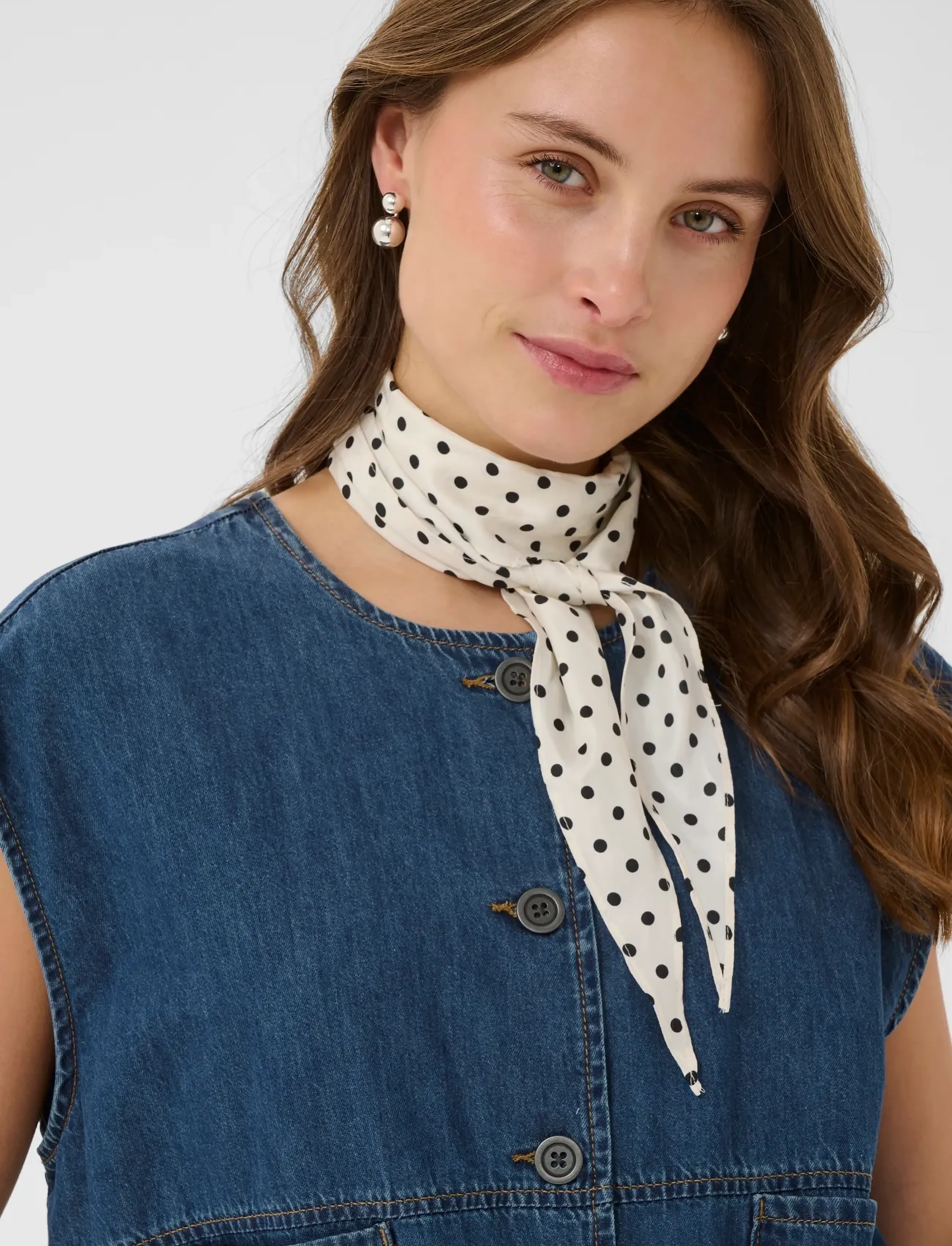 Culture - CUlava Arpa Waistcoat - denim-westen - dark blue wash - 5