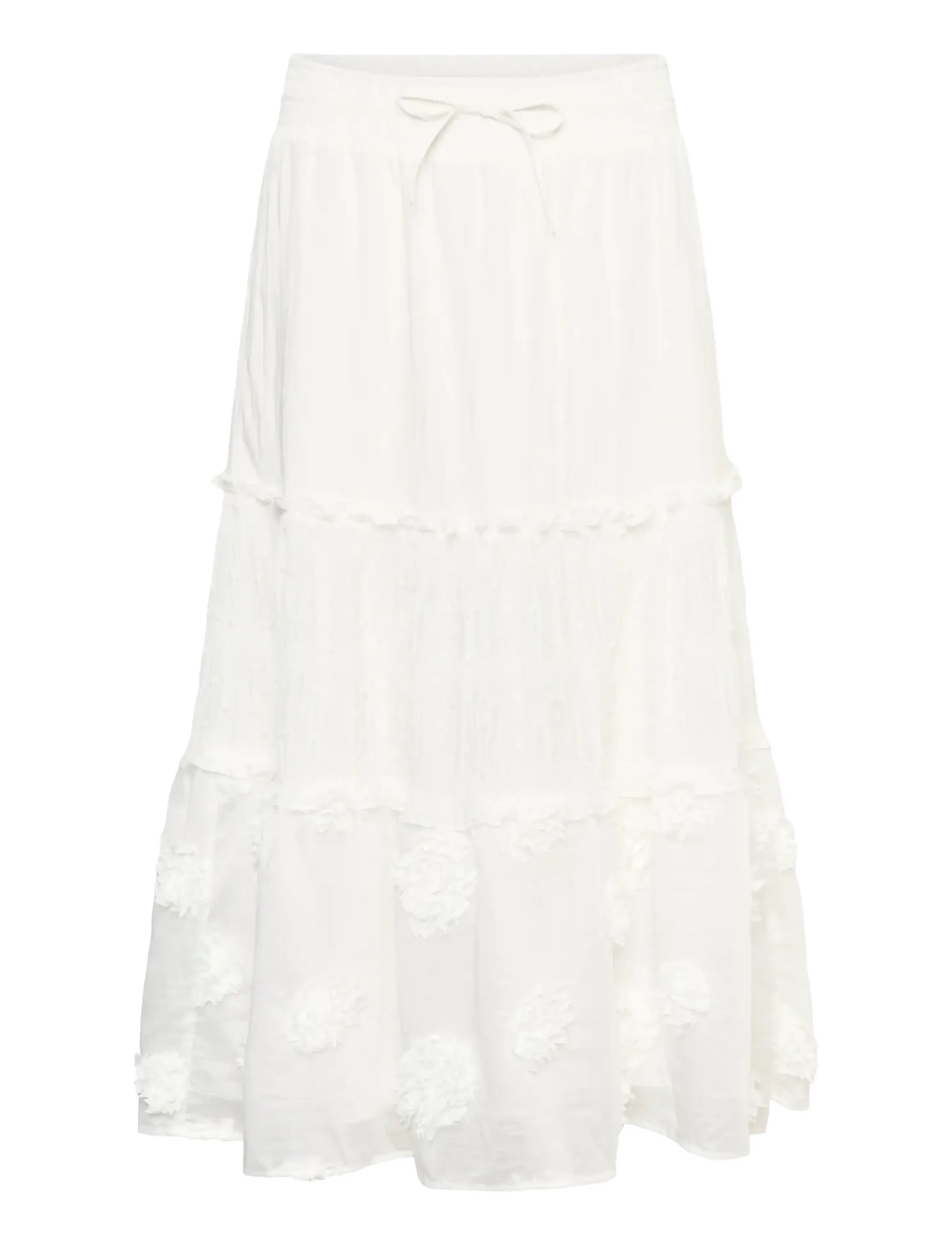 Culture - CUdeena Skirt - maksiseelikud - spring gardenia - 1