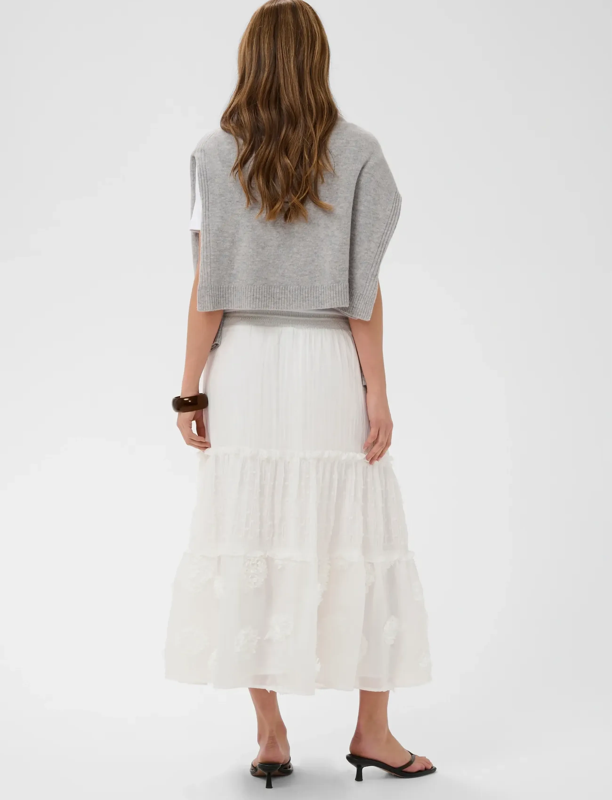 Culture - CUdeena Skirt - maksiseelikud - spring gardenia - 4