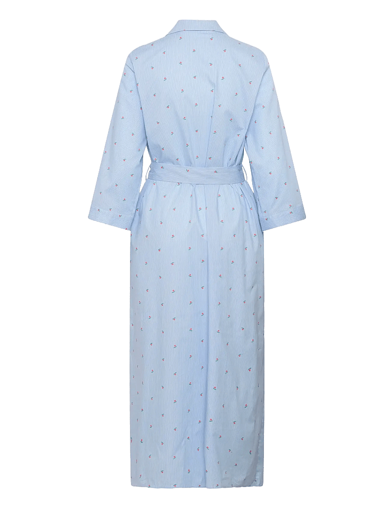 Culture - CUannille Dress - skjortekjoler - blue/white stripe - 2