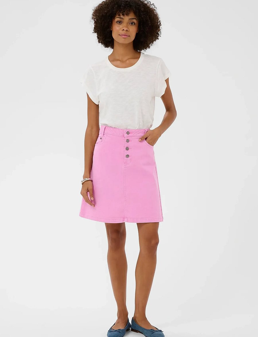Culture - CUbrinnie Short Skirt - jeansröcke - begonia pink wash - 3
