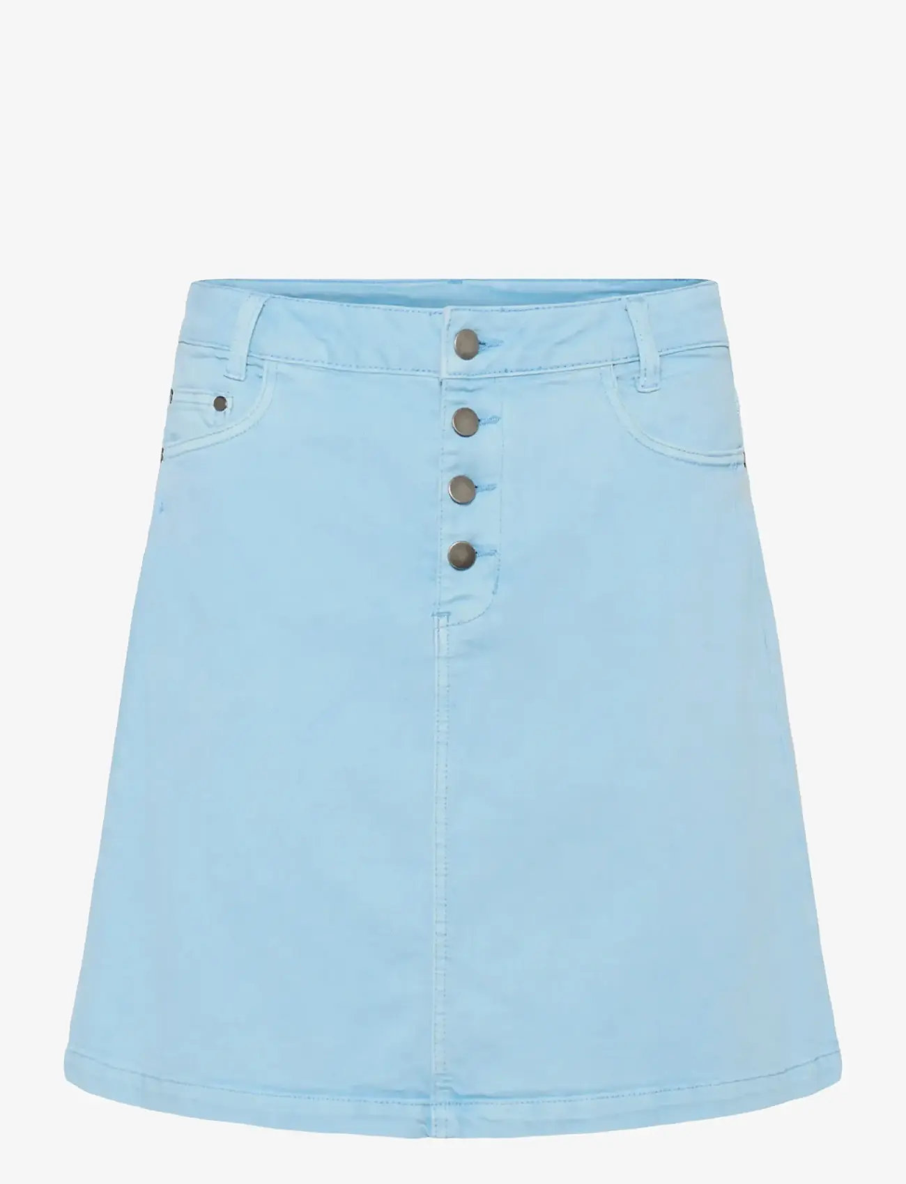 Culture - CUbrinnie Short Skirt - teksaseelikud - powder blue wash - 1