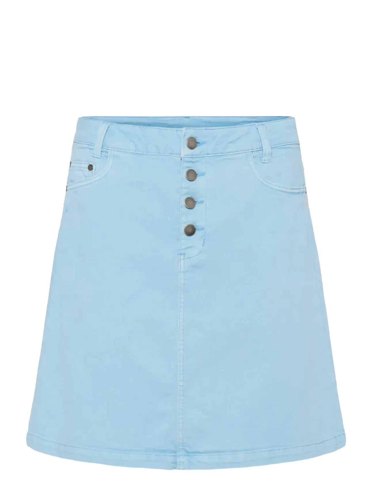 Culture CUbrinnie Short Skirt - Riided - POWDER BLUE WASH / blue