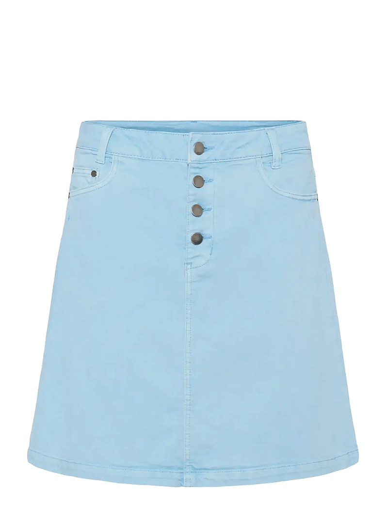 Culture - CUbrinnie Short Skirt - jeansröcke - powder blue wash - 1