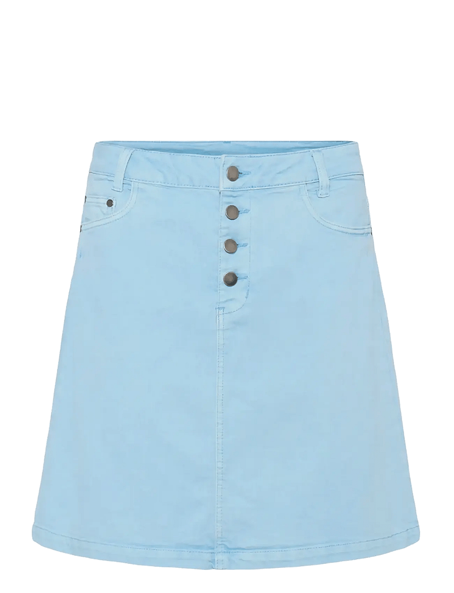 Culture - CUbrinnie Short Skirt - jeansröcke - powder blue wash - 1
