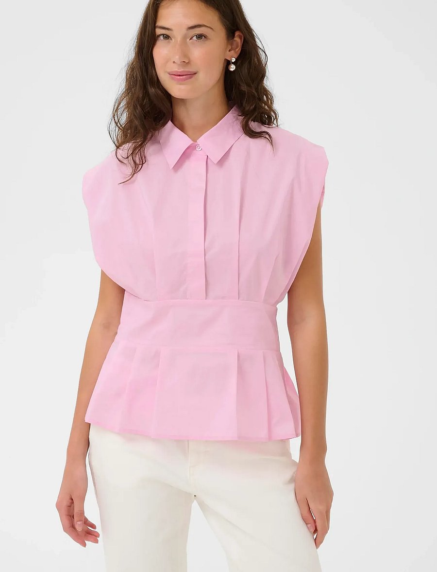 Culture - CUmalue Antoinett Blouse - Ärmellose blusen - lilac sachet - 0
