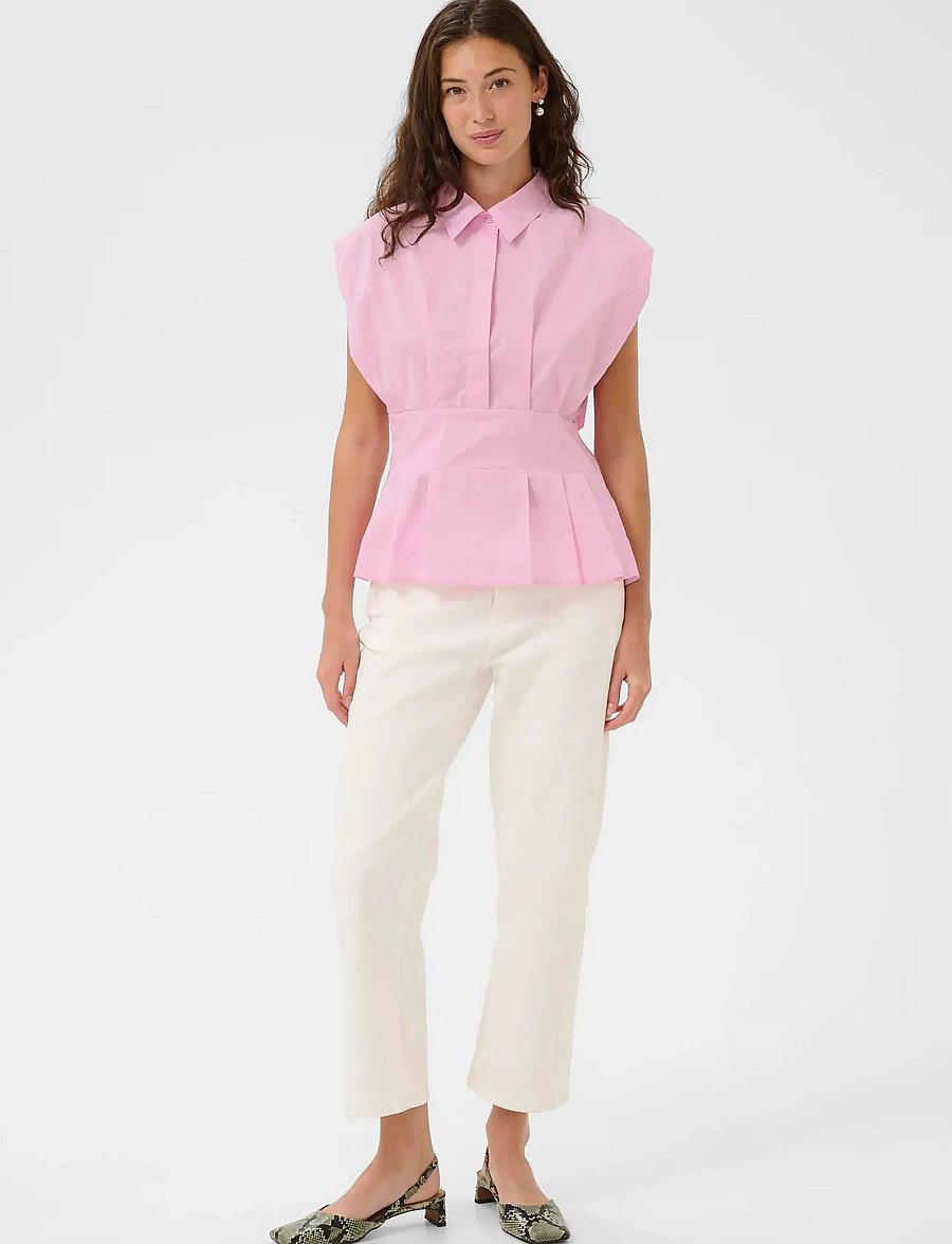 Culture - CUmalue Antoinett Blouse - Ärmellose blusen - lilac sachet - 3