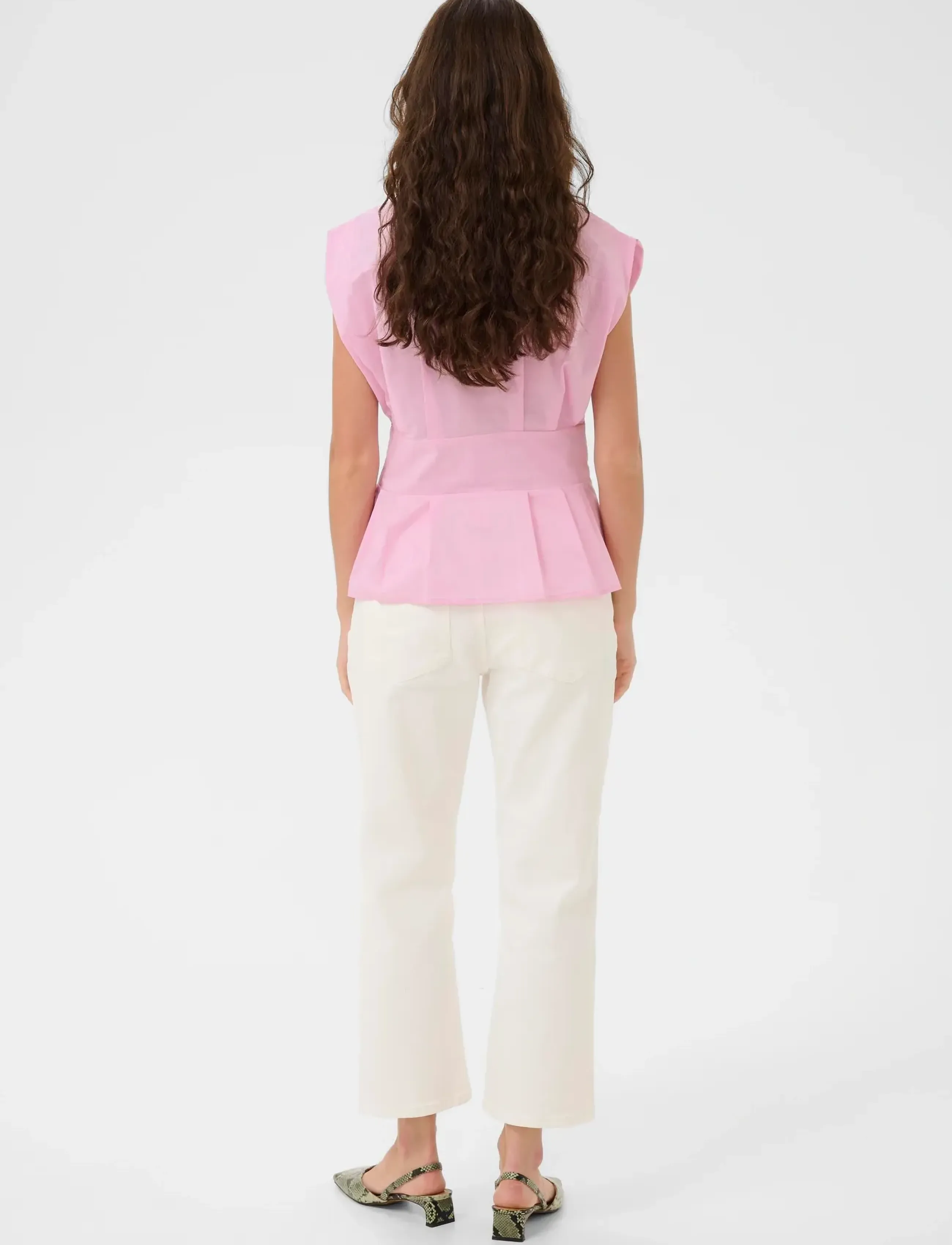 Culture - CUmalue Antoinett Blouse - Ærmeløse bluser - lilac sachet - 4