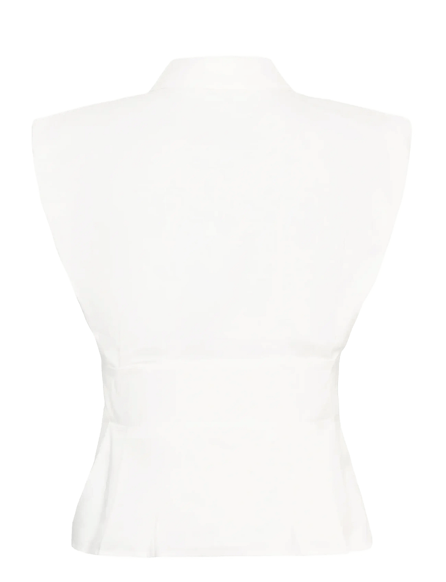 Culture - CUmalue Antoinett Blouse - hihattomat puserot - spring gardenia - 2