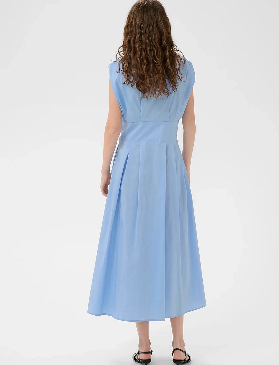Culture - CUmalue Antoinett Long Dress - shirt dresses - forever blue - 3