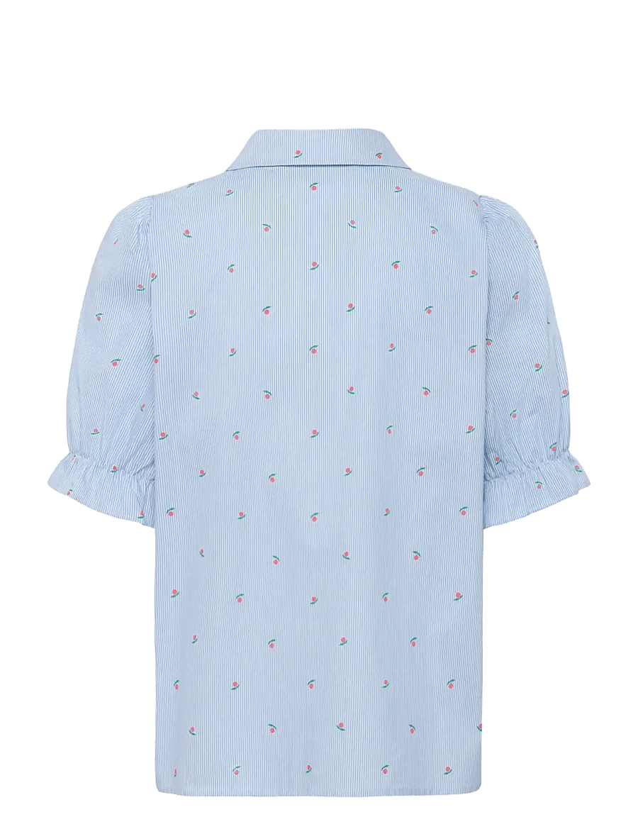 Culture - CUannille SS Shirt - blue/white stripe - 2