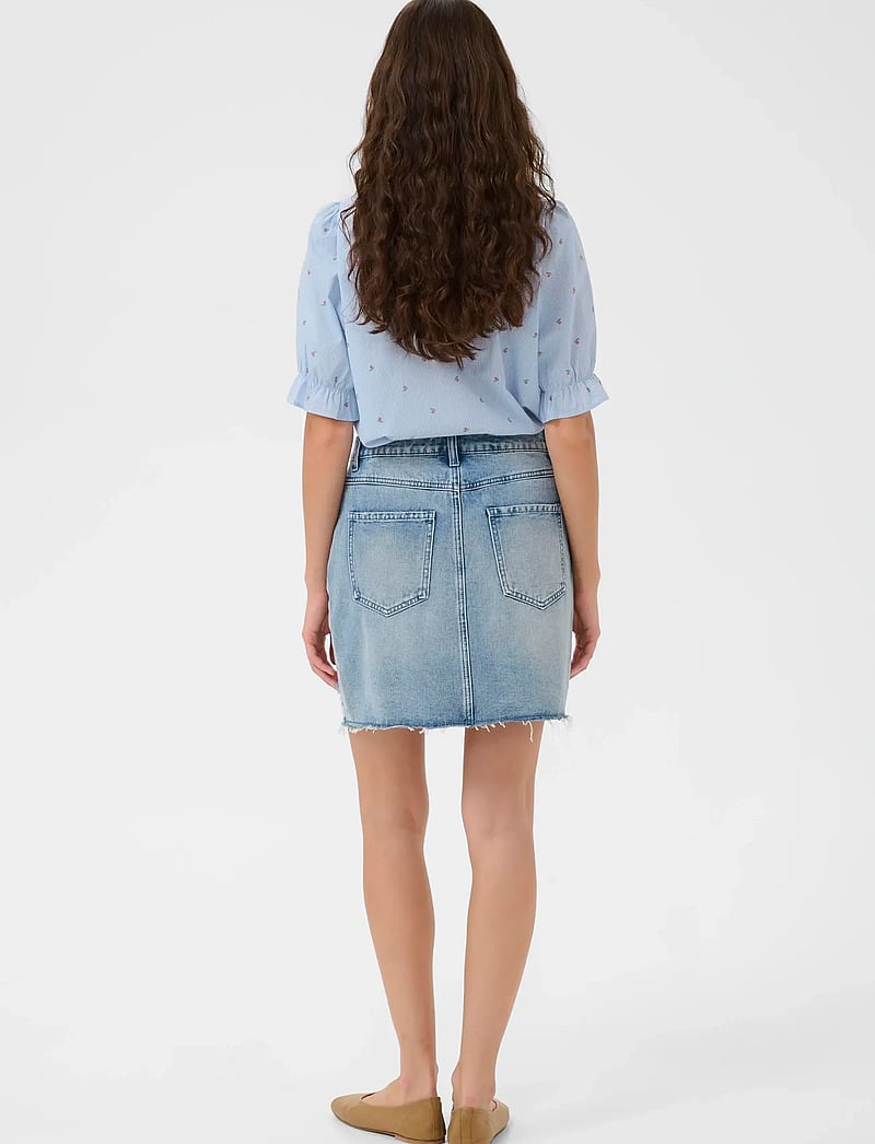 Culture - CUannille SS Shirt - blue/white stripe - 4