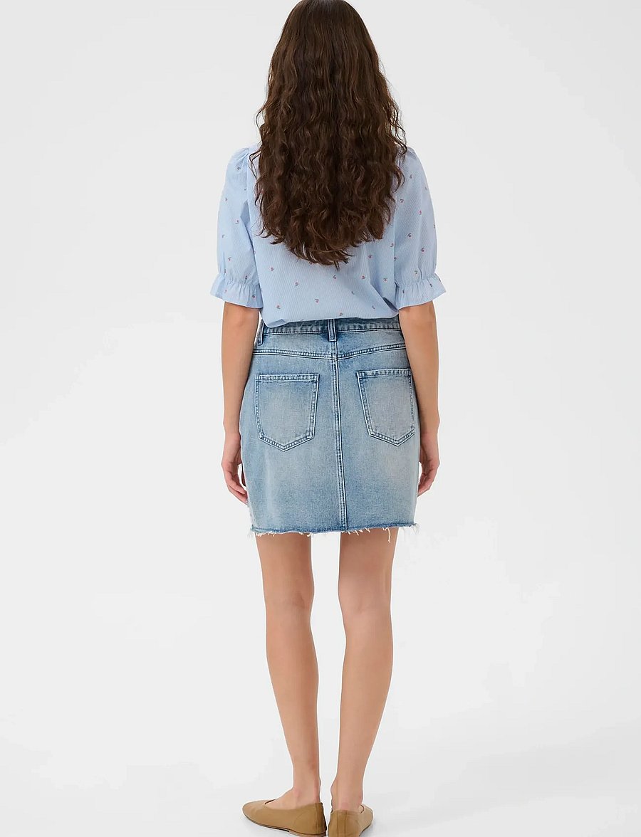 Culture - CUannille SS Shirt - blue/white stripe - 4