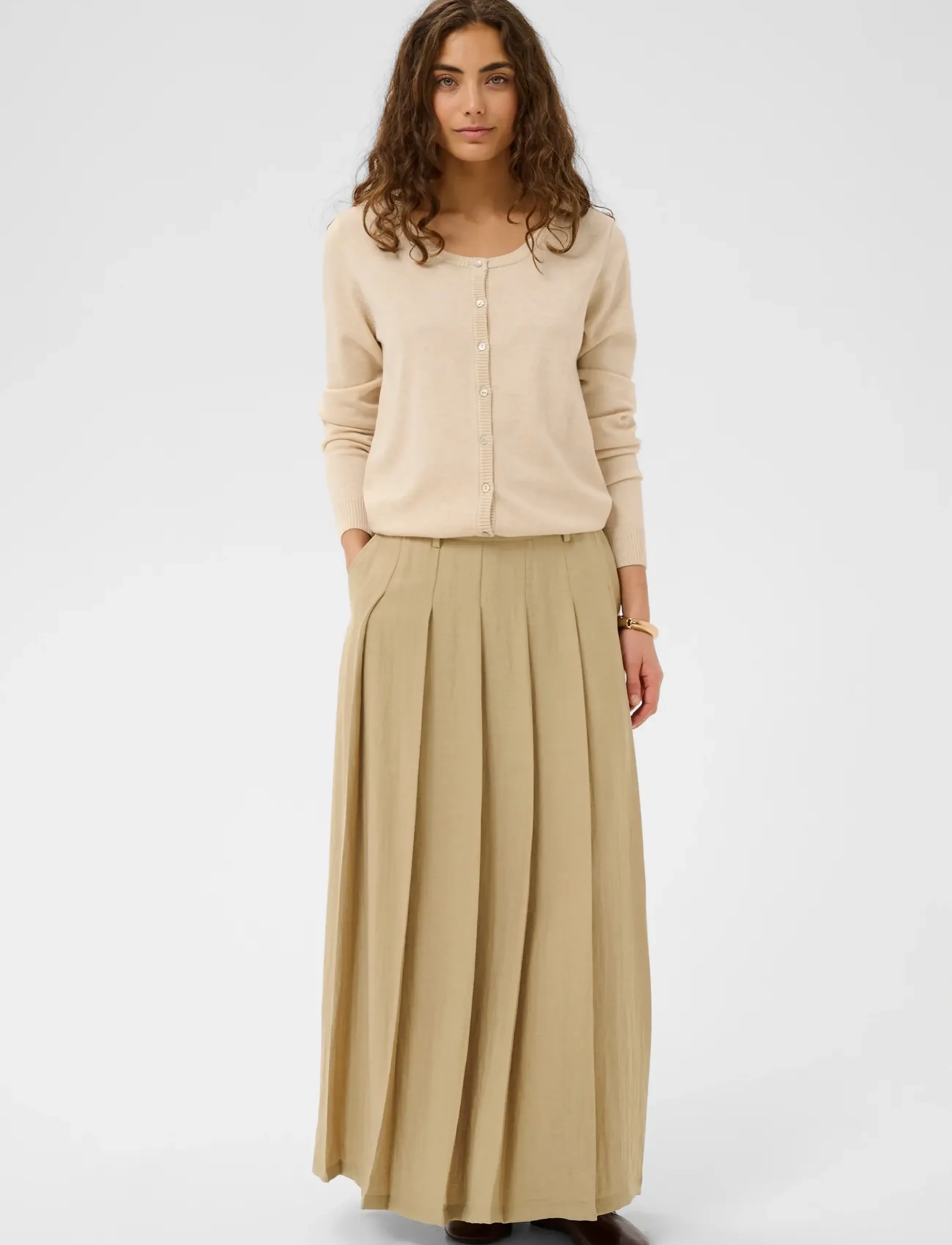 Culture CUheida Skirt - Hameet - DUNE / beige