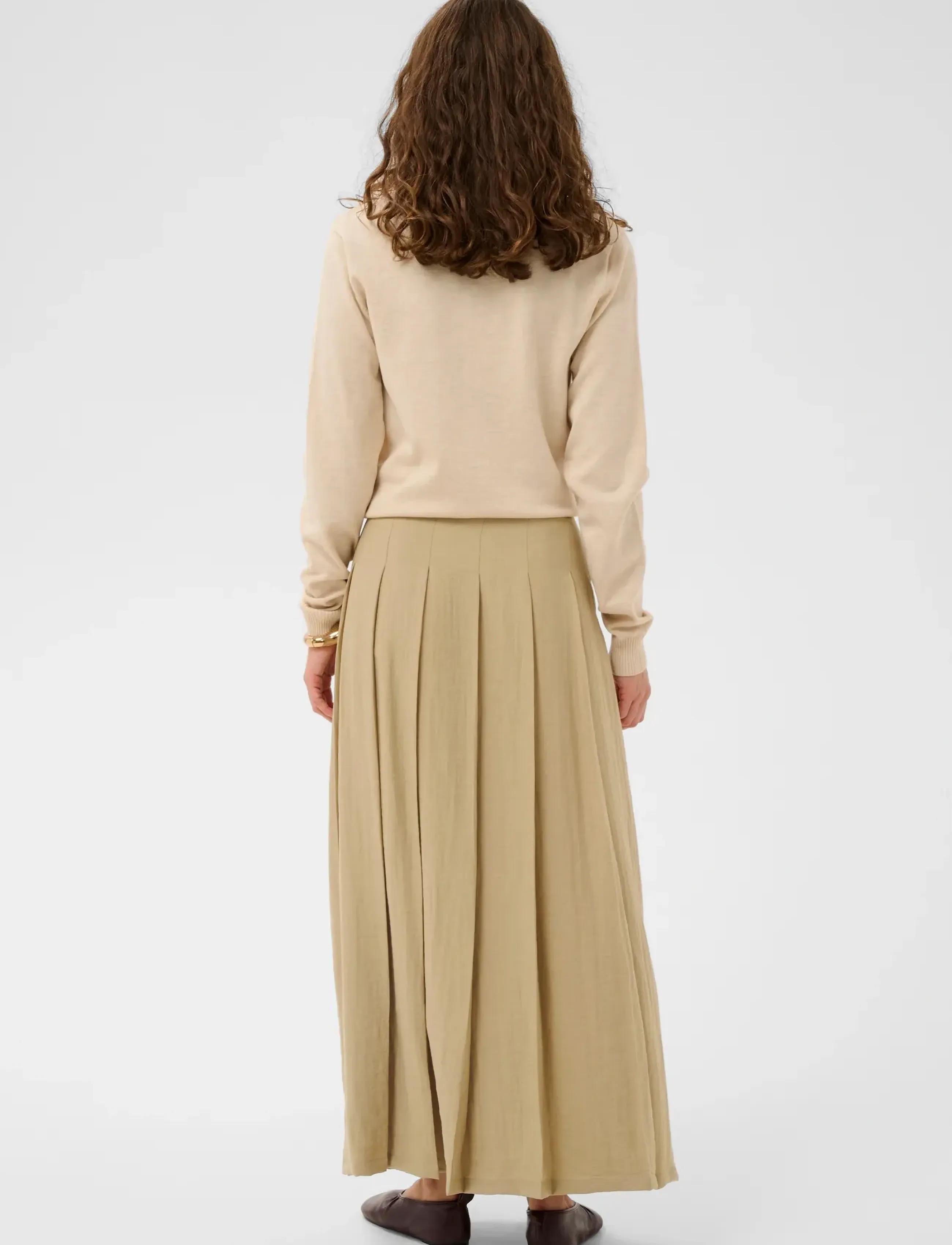 Culture - CUheida Skirt - faltenröcke - dune - 4