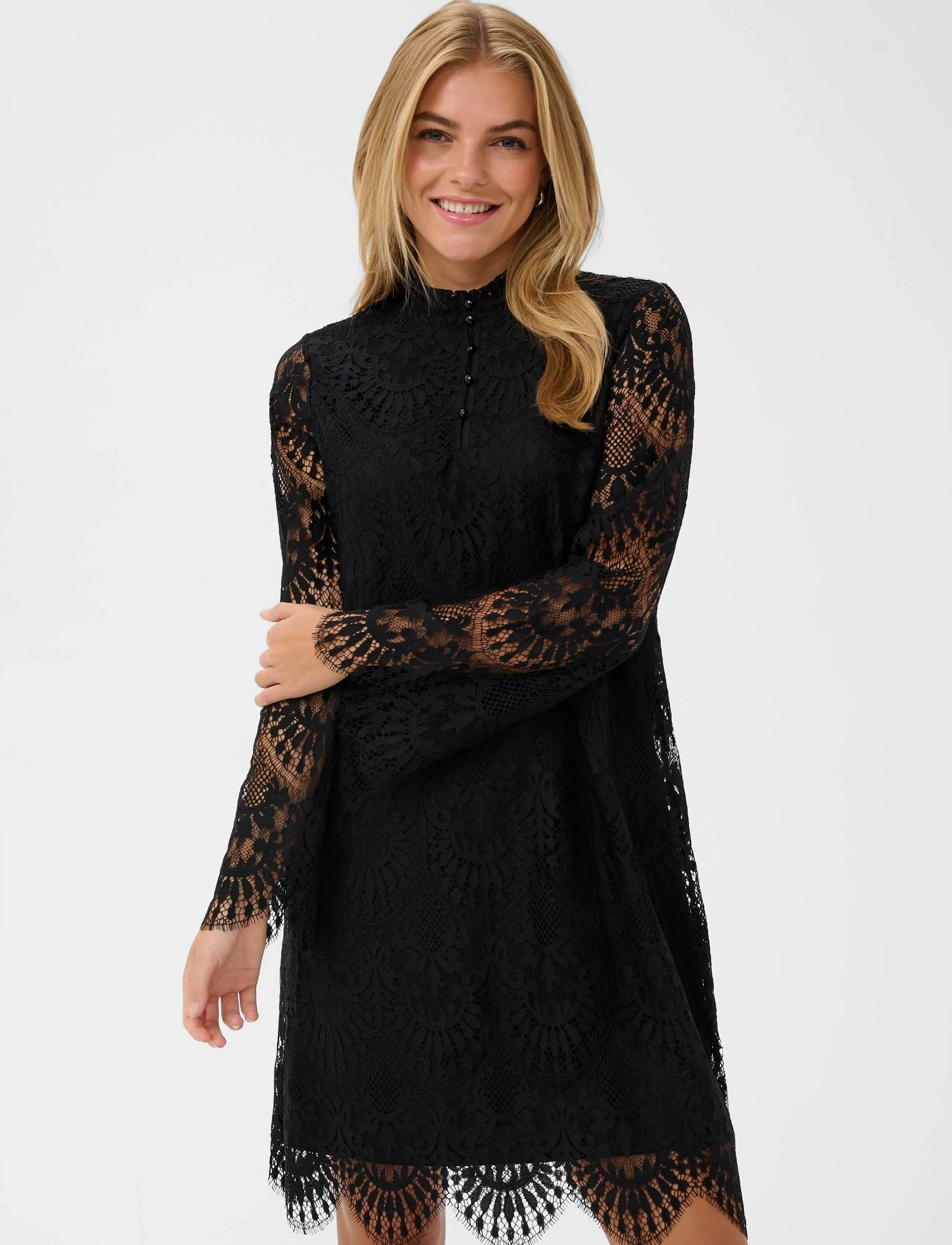 Culture - CUazime Okram LS Dress - cocktailkleider - black - 2