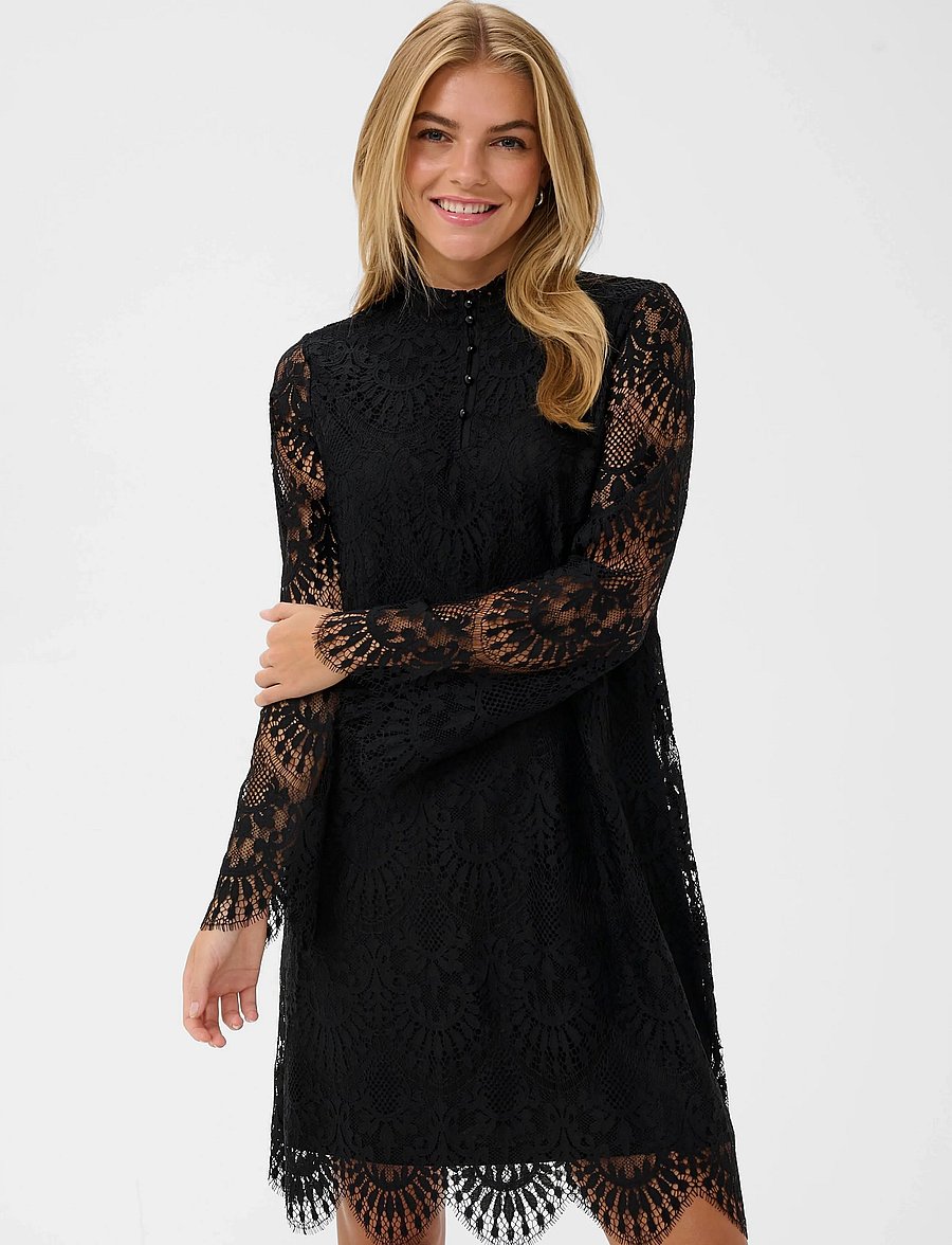 Culture - CUazime Okram LS Dress - cocktailkleider - black - 2