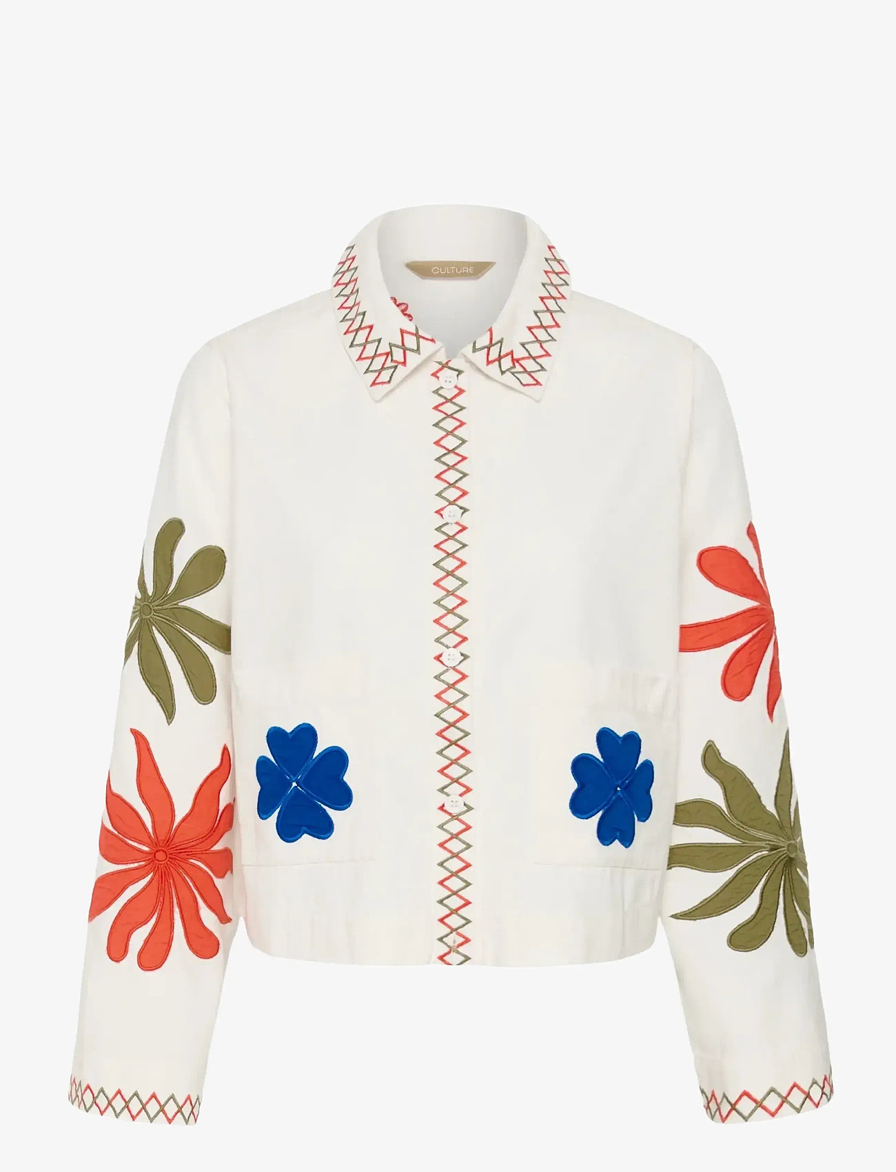 Culture - CUchrestella Jacket - vårjackor - spring gardenia - 1