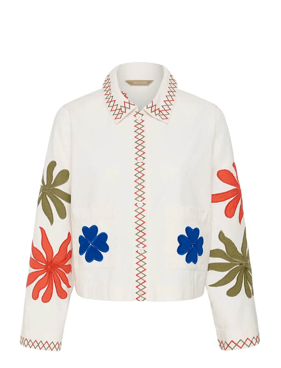 Culture - CUchrestella Jacket - Õhukesed jakid - spring gardenia - 1