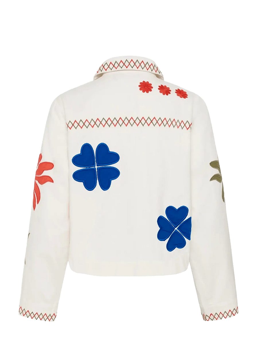 Culture - CUchrestella Jacket - Õhukesed jakid - spring gardenia - 2