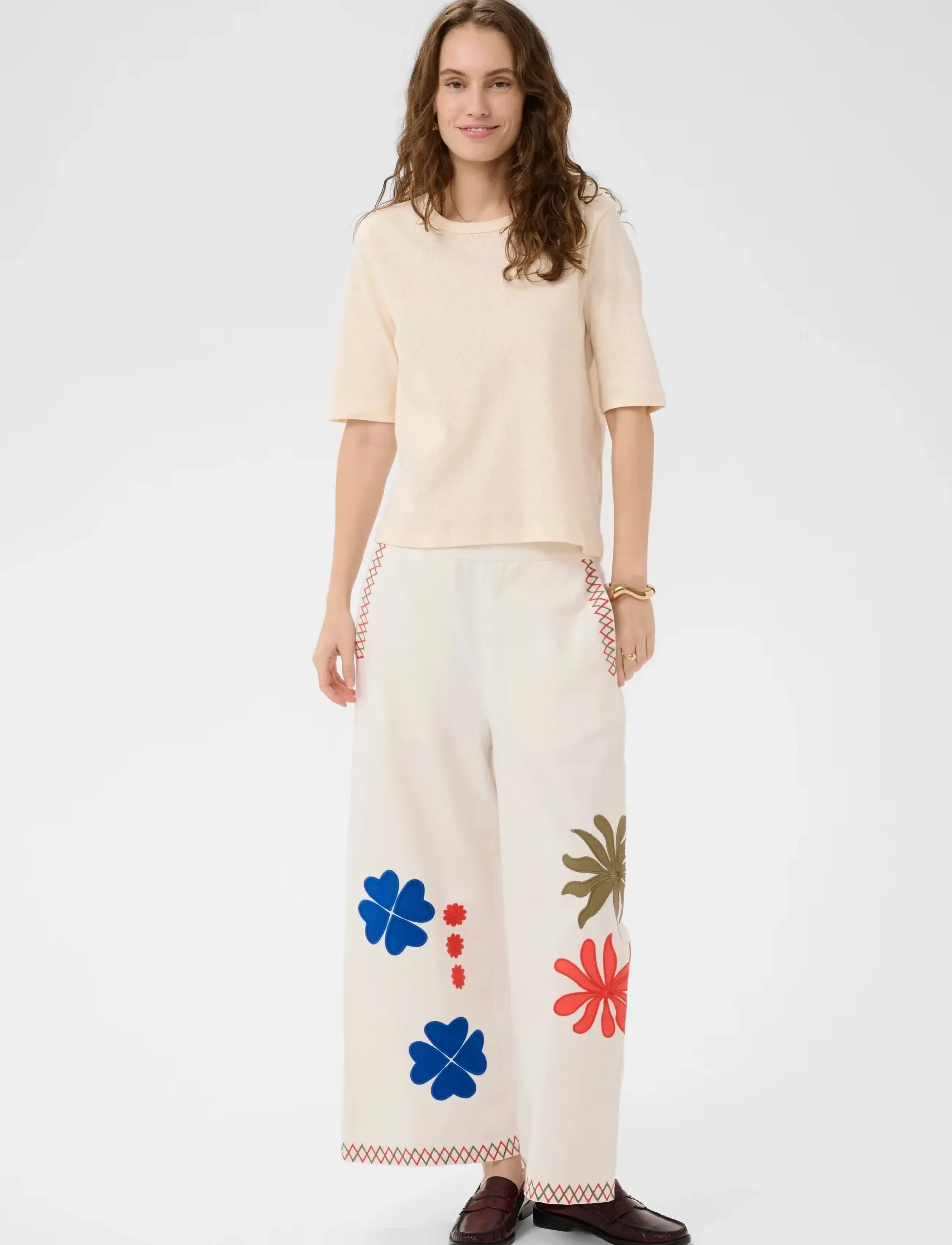 Culture Cuchrestella Cropped Pants mjukisbyxor dam – bild 2