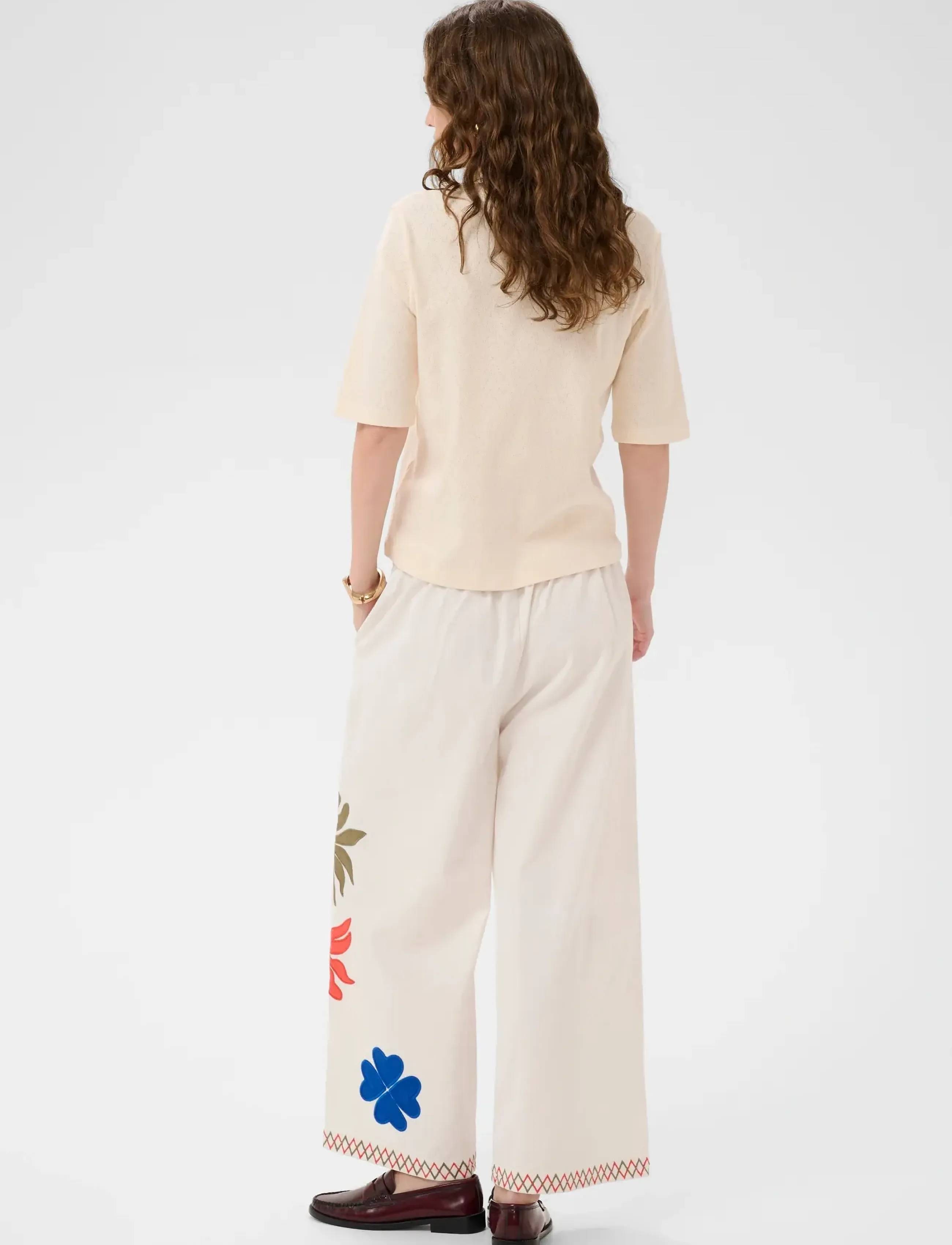 Culture Cuchrestella Cropped Pants mjukisbyxor dam – bild 3