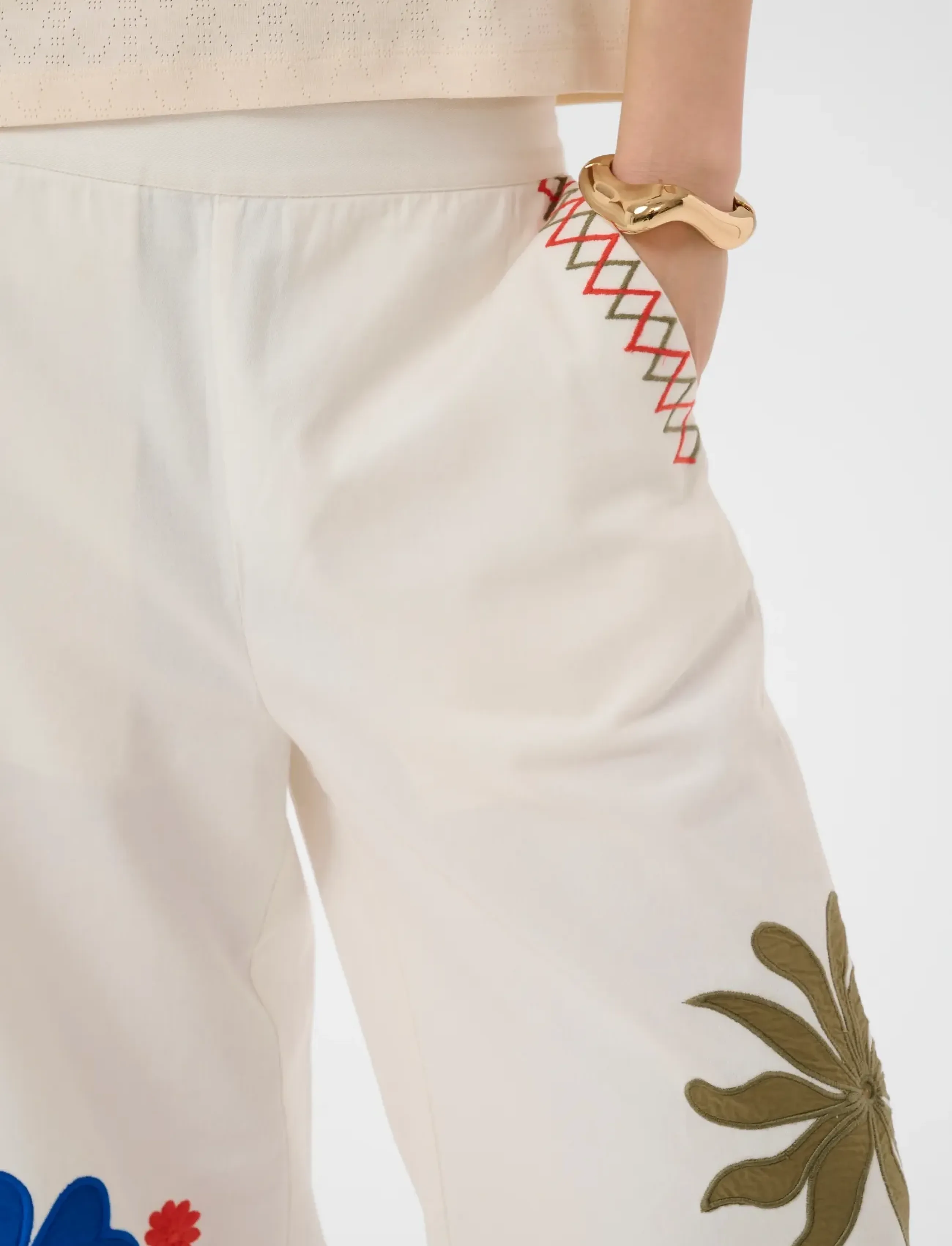 Culture Cuchrestella Cropped Pants mjukisbyxor dam – bild 4