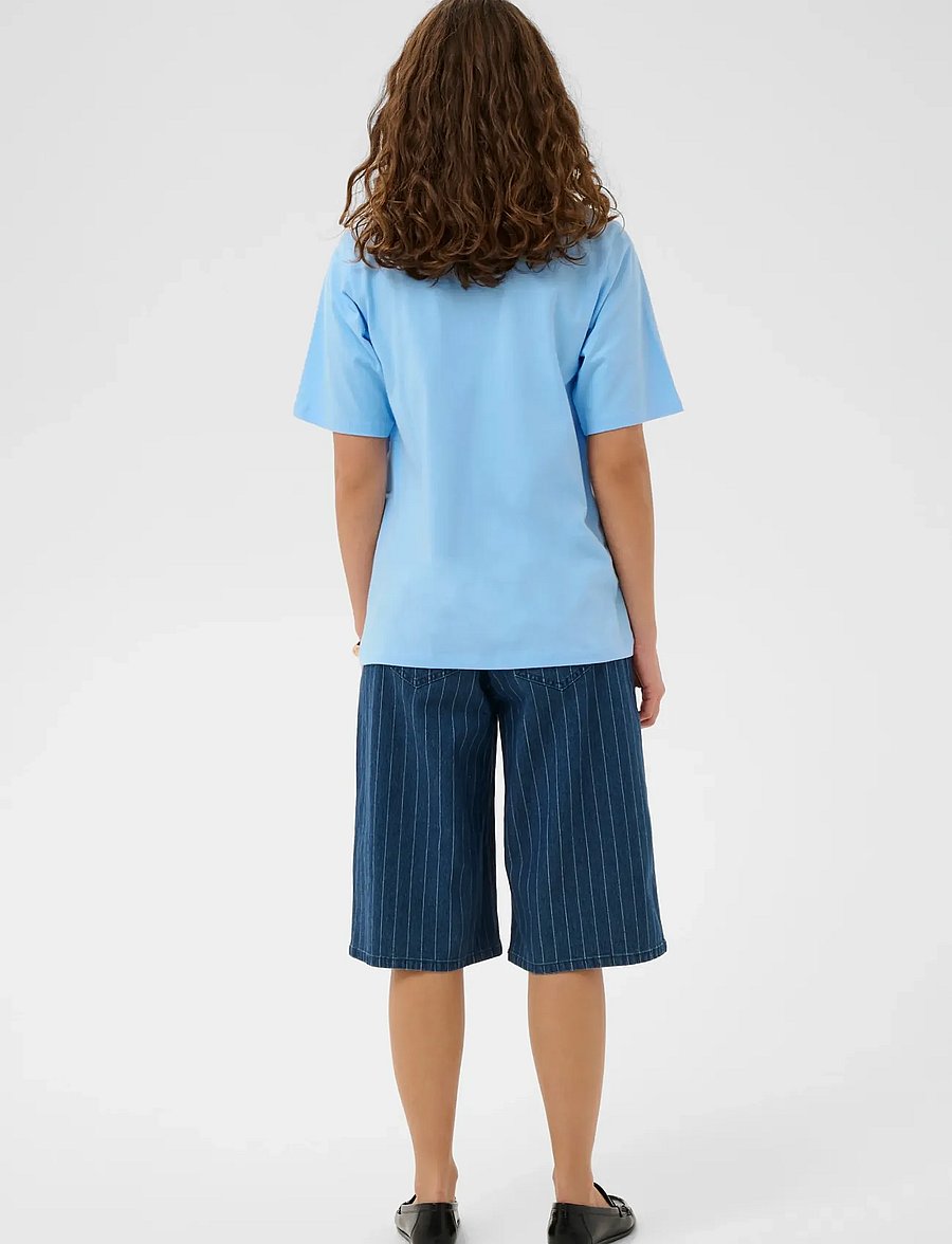 Culture - CUcilie Gith Tshirt - t-shirts - powder blue - 4