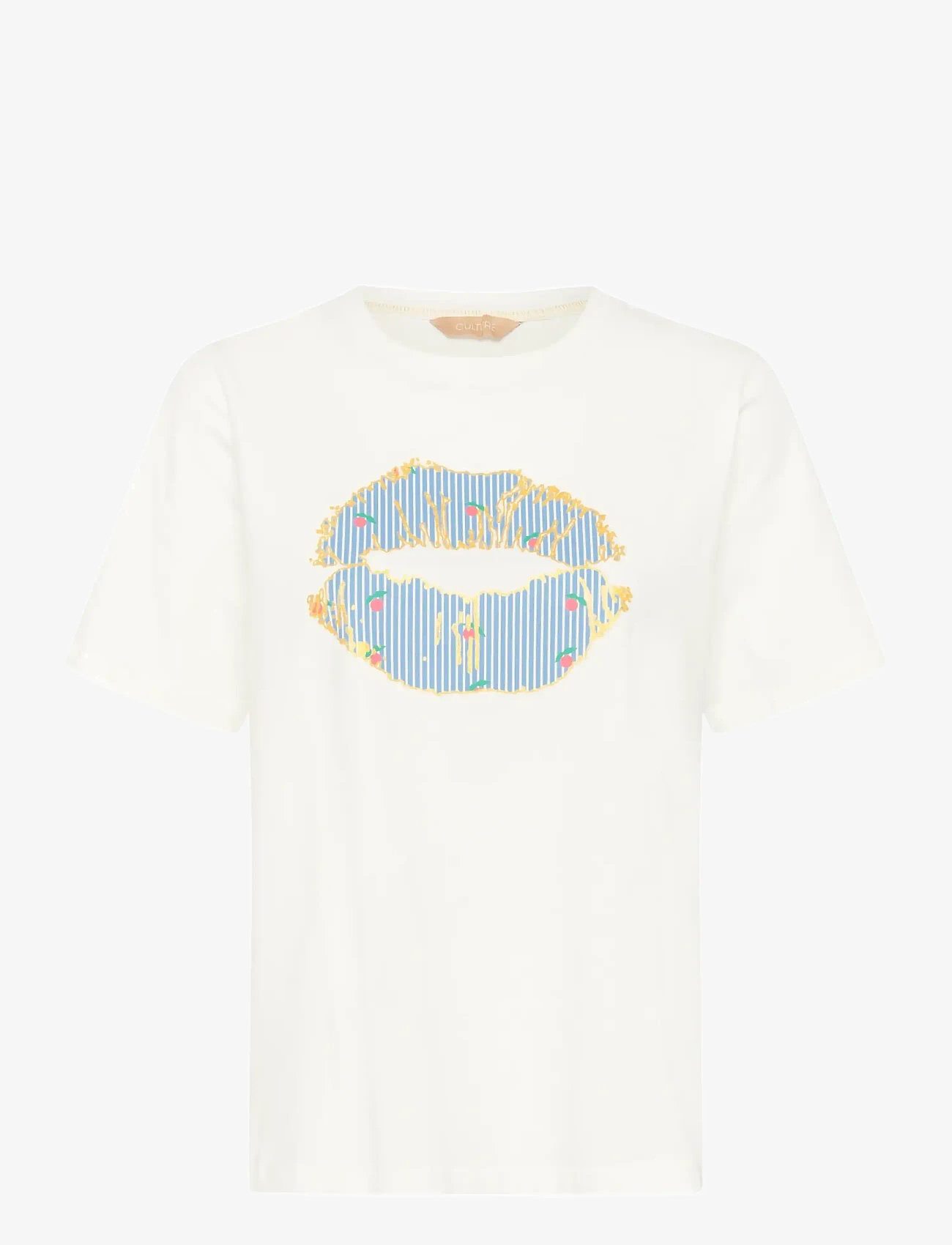 Culture - CUcilie Gith Tshirt - t-shirts - spring gardenia - 1