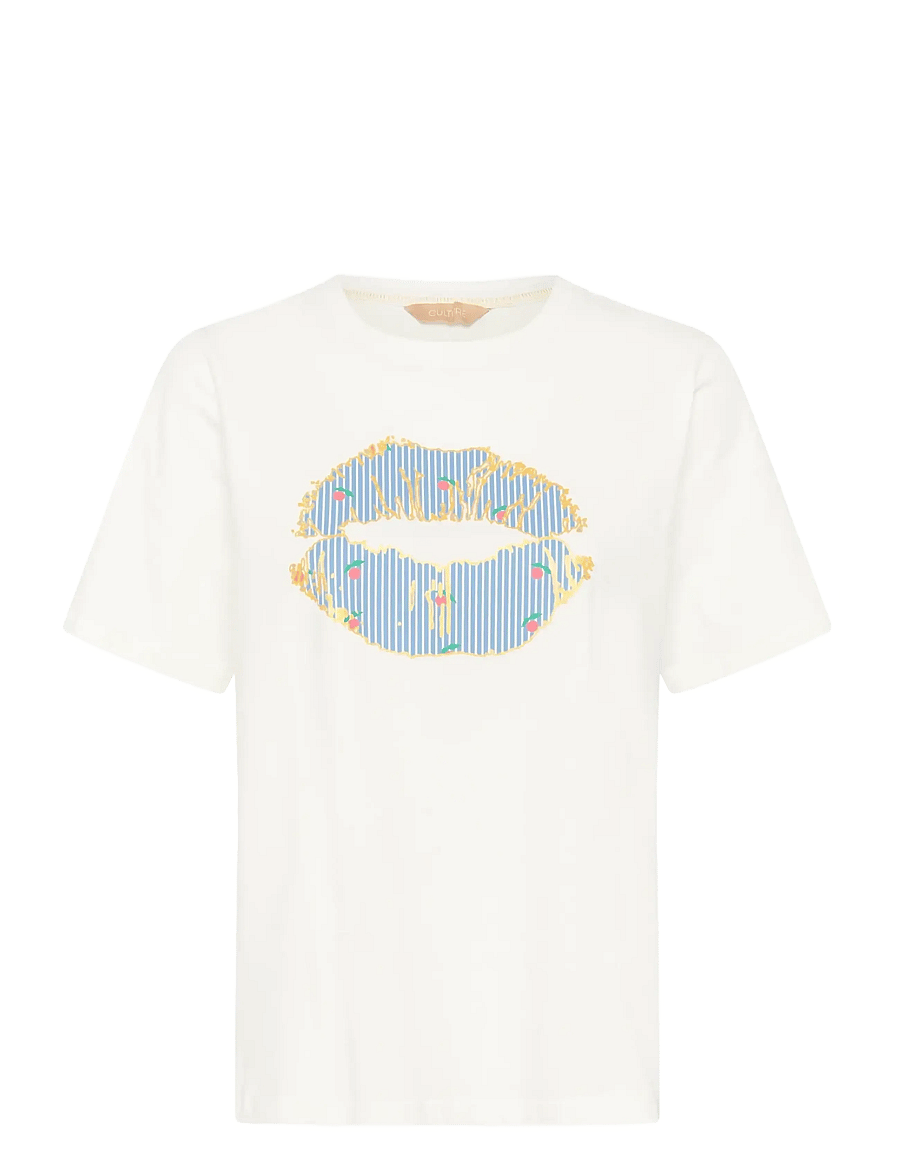 Culture - CUcilie Gith Tshirt - t-shirts - spring gardenia - 1