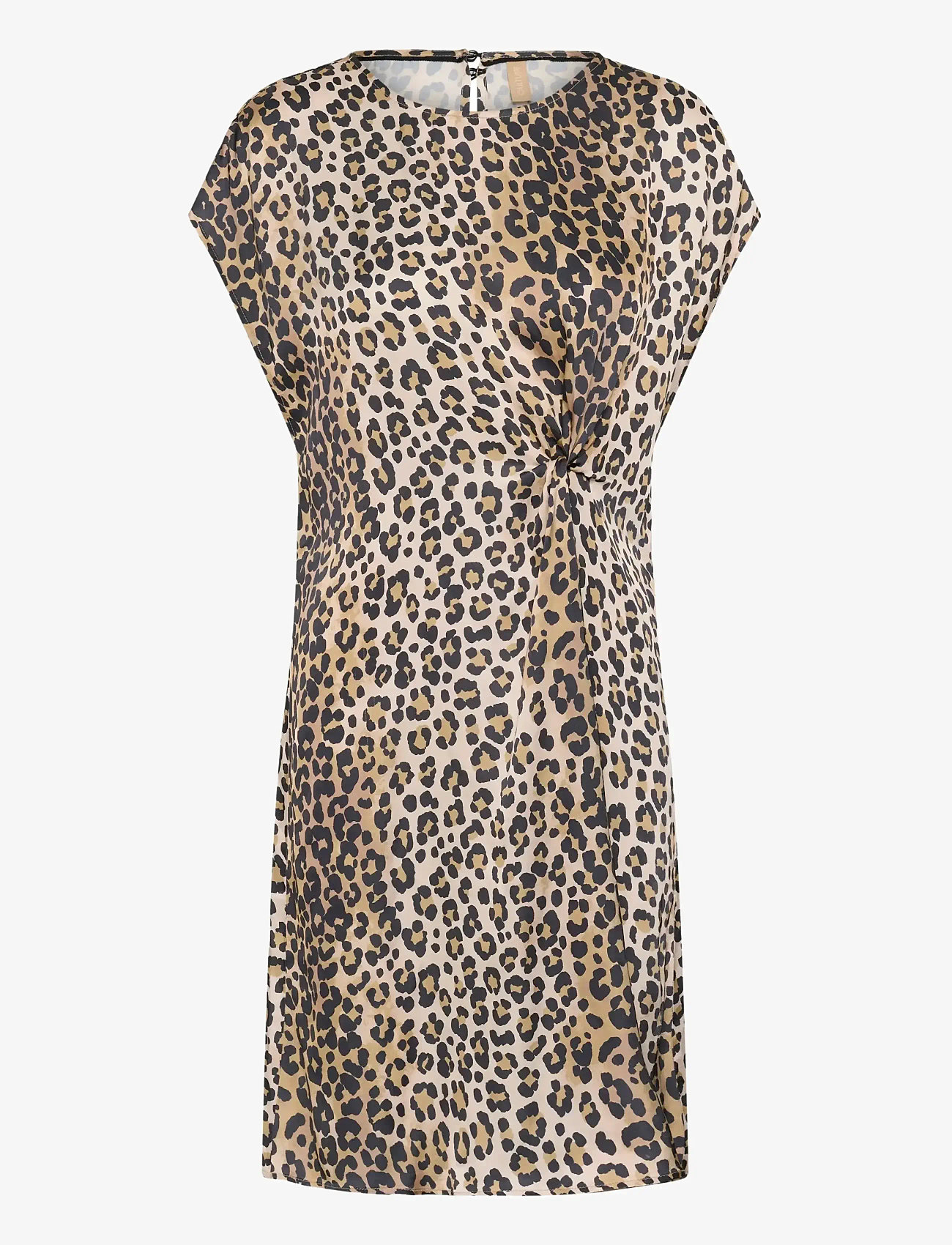 Culture - CUenva Berna short Dress - t-shirt dresses - leopard - 1