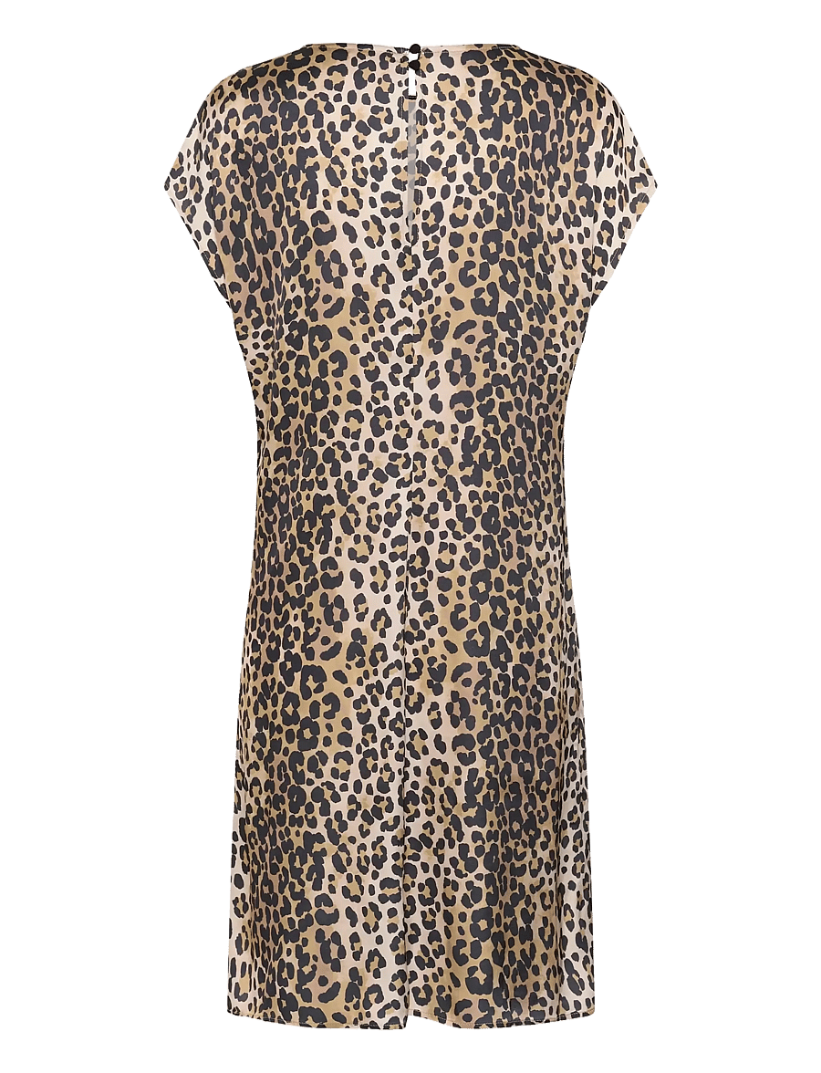 Culture - CUenva Berna short Dress - t-shirt dresses - leopard - 2