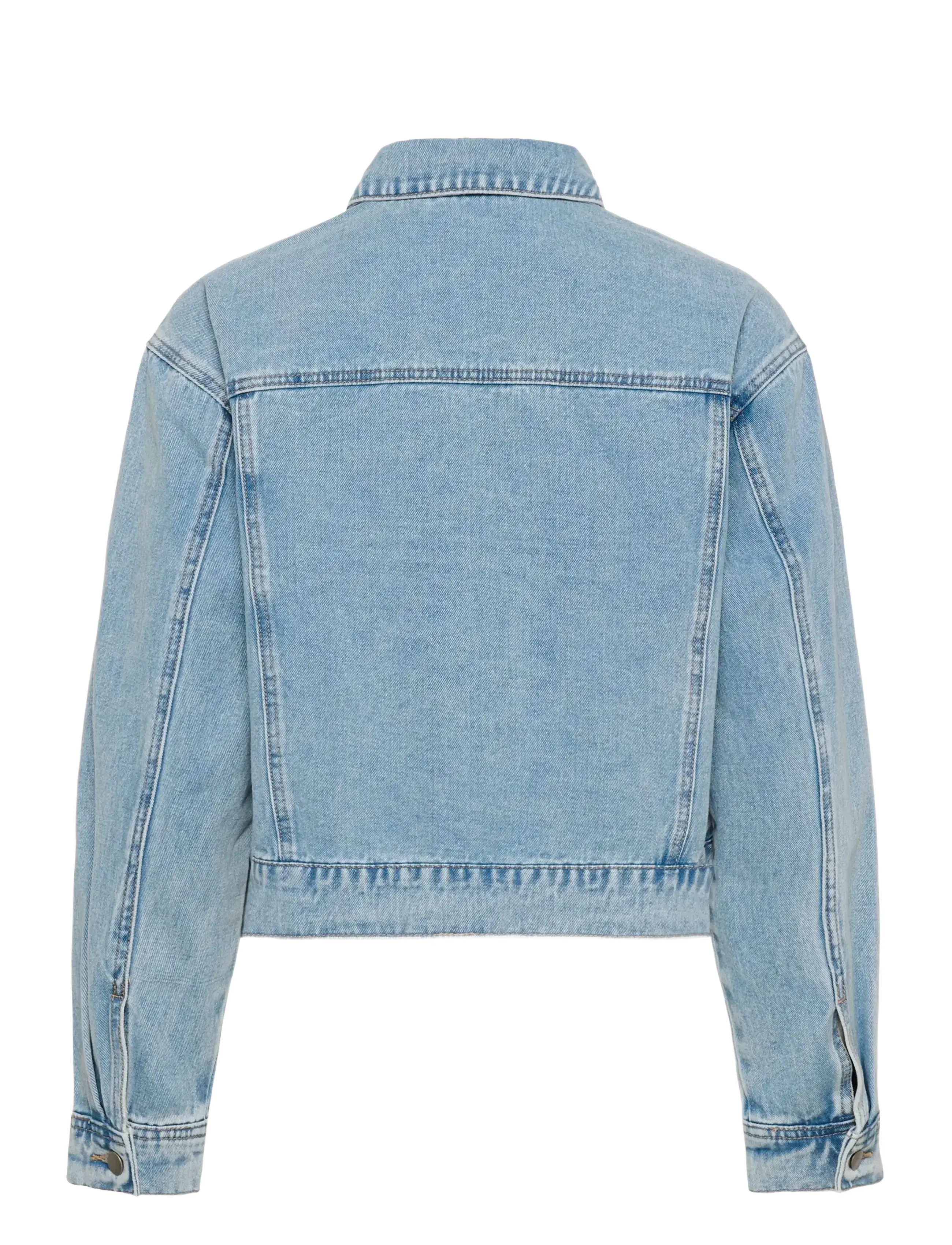 Culture - CUtiala Aniceta EmbroideryJacket - forårsjakker - light blue wash - 2