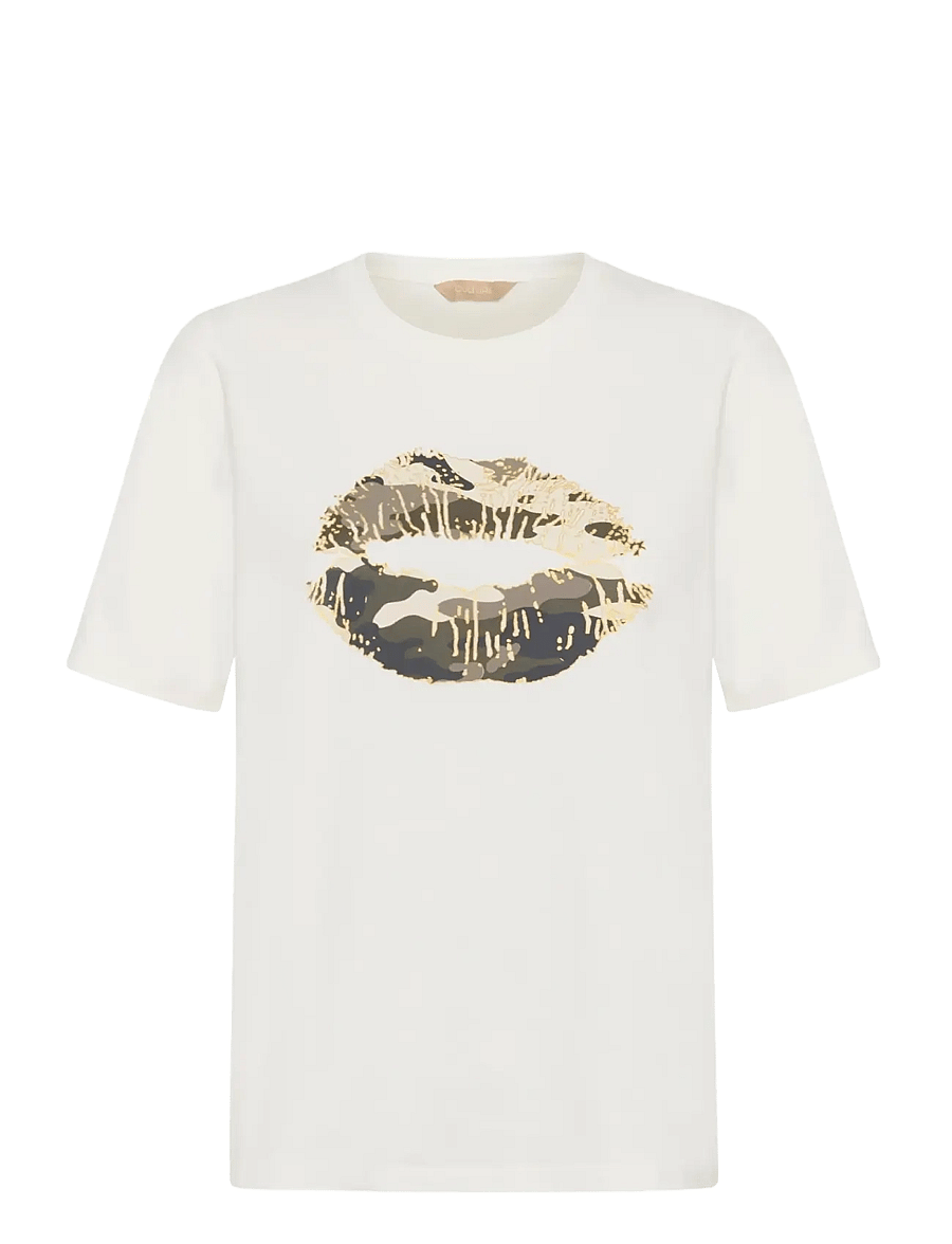 Culture - CUdorit Gith T-Shirt - t-shirts - spring gardenia - 1