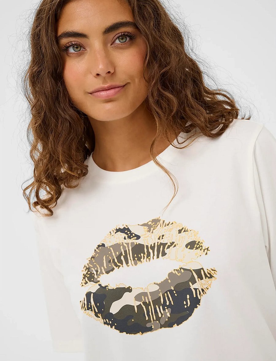Culture - CUdorit Gith T-Shirt - t-shirts - spring gardenia - 5