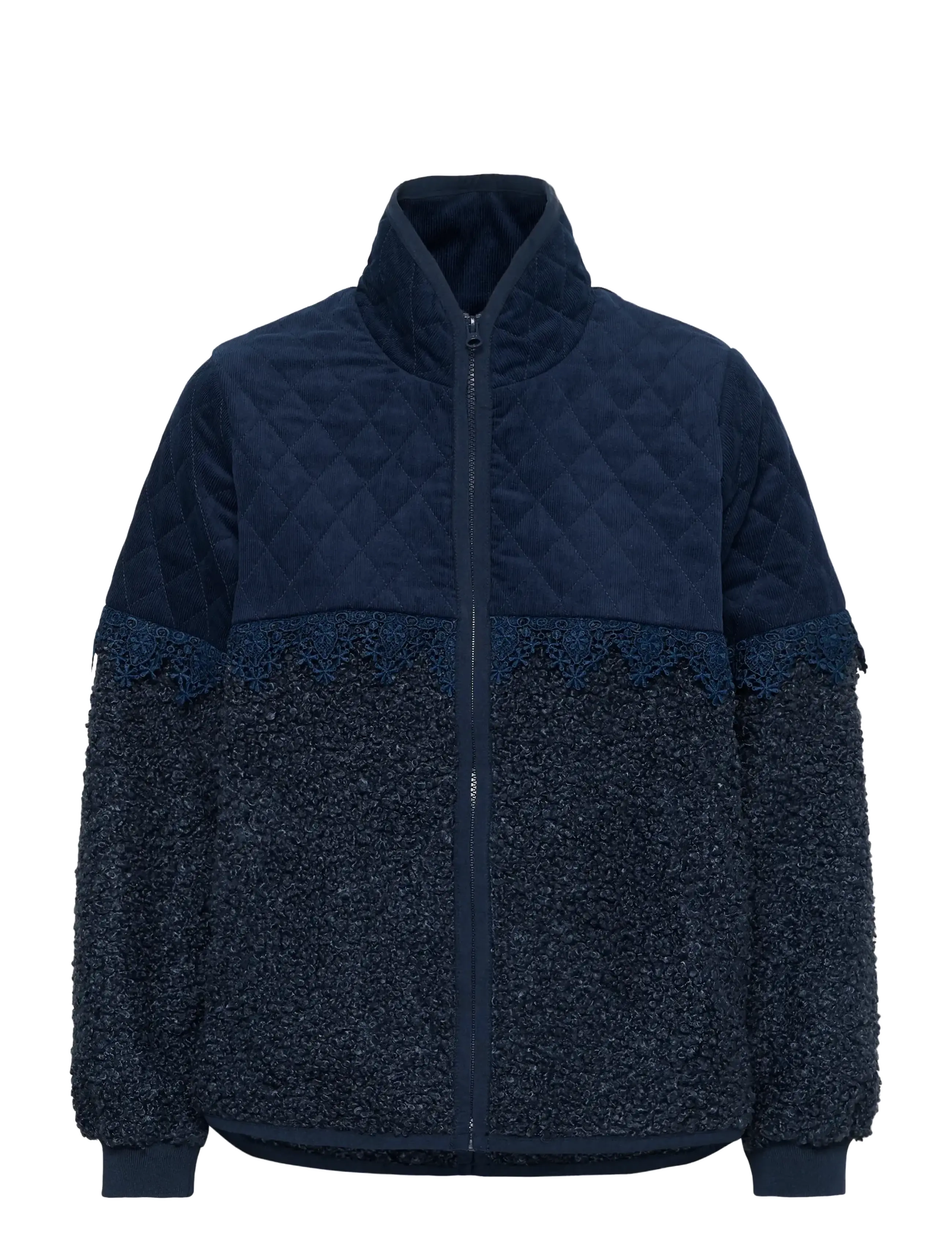 CULTURE Culenia Catina Teddy Jacke Navy - S - Damen