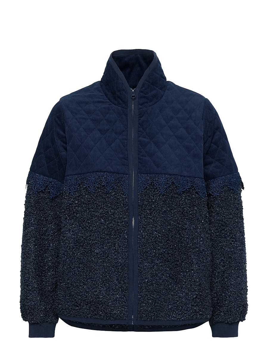 Culture - CUlenia Catina Teddy Jacket - frühlingsjacken - dress blues - 1