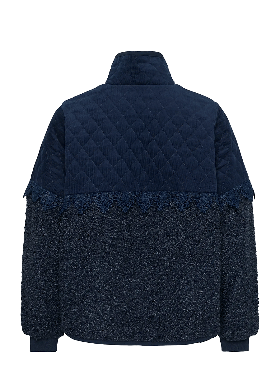 Culture - CUlenia Catina Teddy Jacket - frühlingsjacken - dress blues - 2