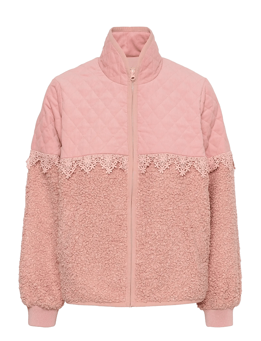 Culture - CUlenia Catina Teddy Jacket - frühlingsjacken - pale mauve - 1