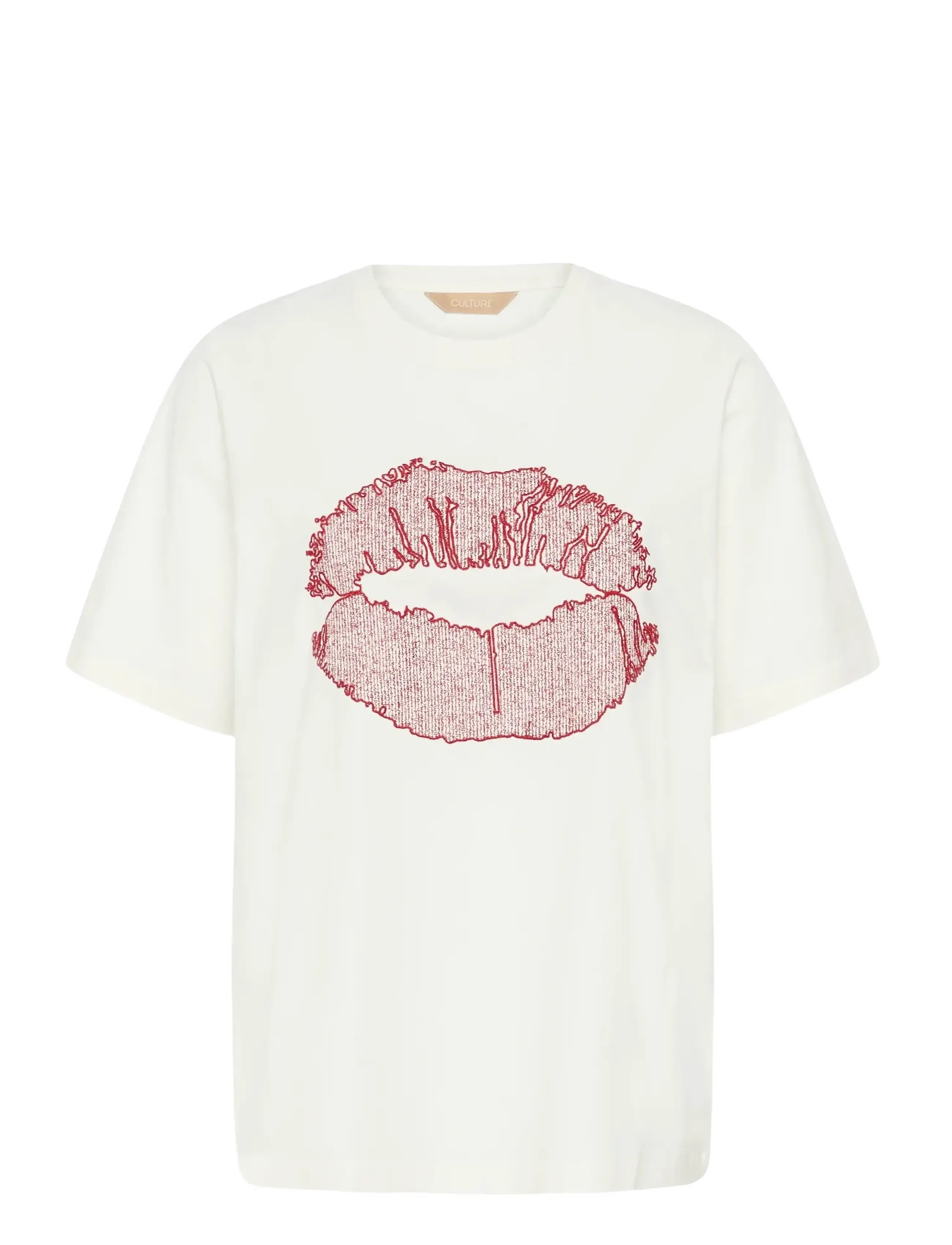 Culture CUemba Gith T-Shirt - Nyheder - SPRING GARDENIA / cream