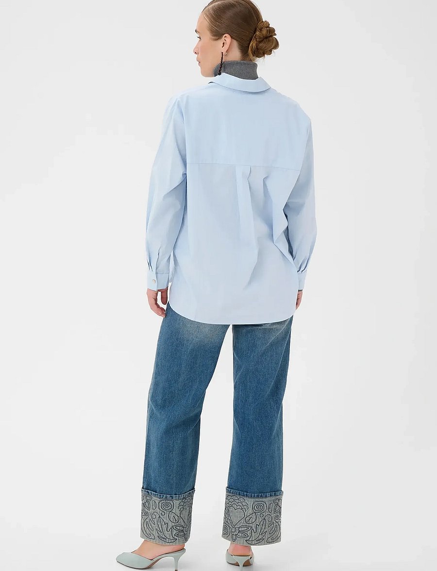 Culture - CUodette Shirt - langärmlige hemden - cashmere blue - 4