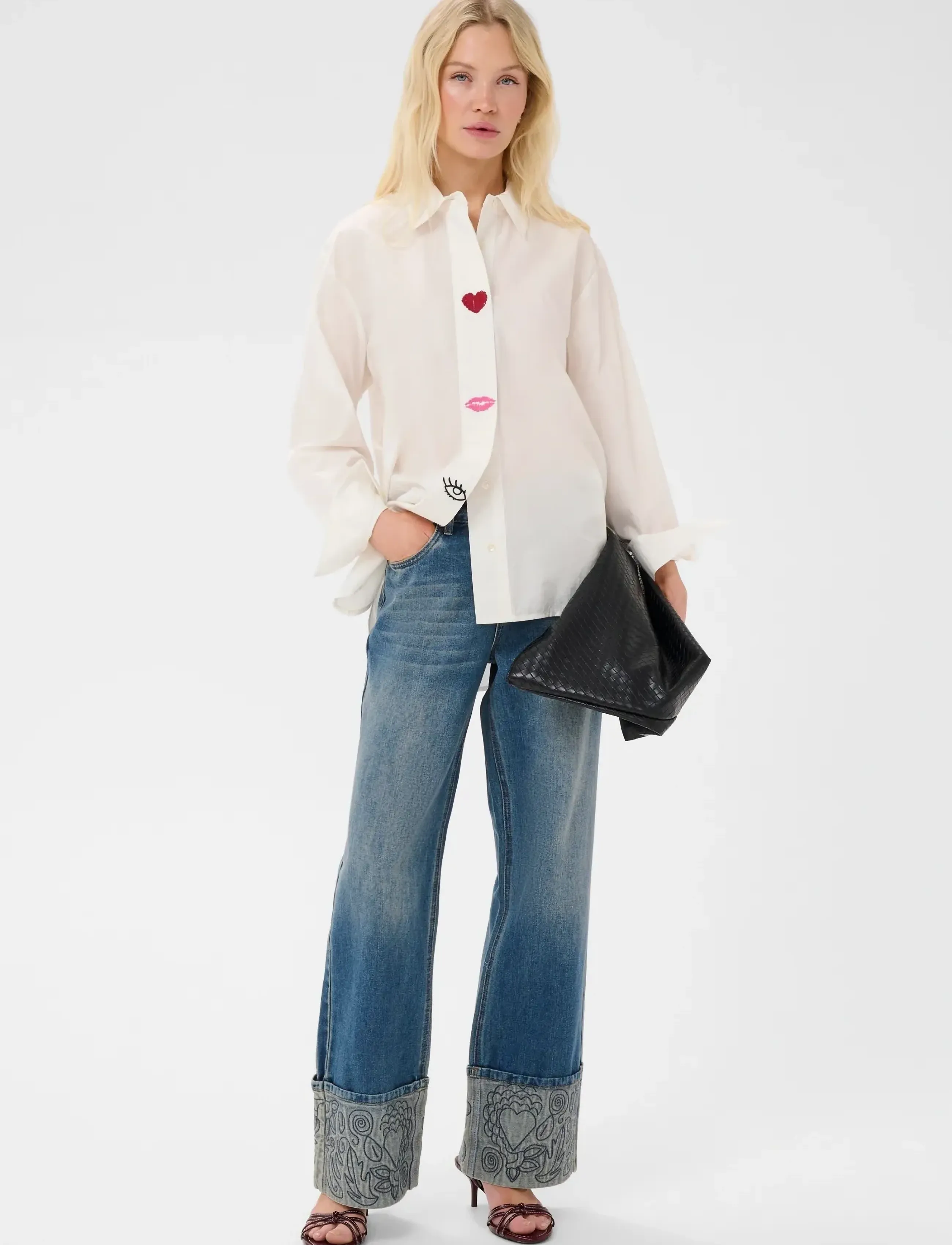 Culture - CUodette Shirt - langerma skyrtur - spring gardenia - 3
