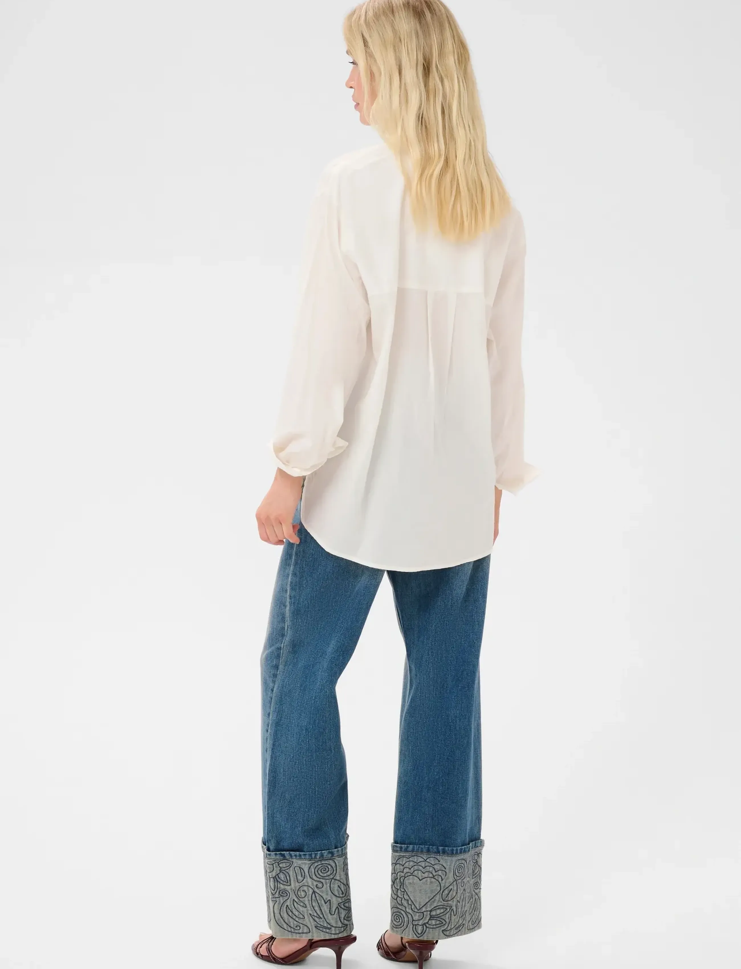 Culture - CUodette Shirt - langerma skyrtur - spring gardenia - 4