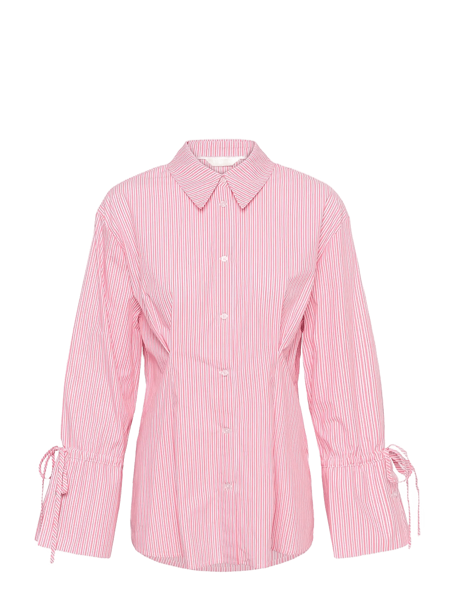 Culture - CUmimi LS Shirt - langärmlige hemden - pink/red stripe - 0