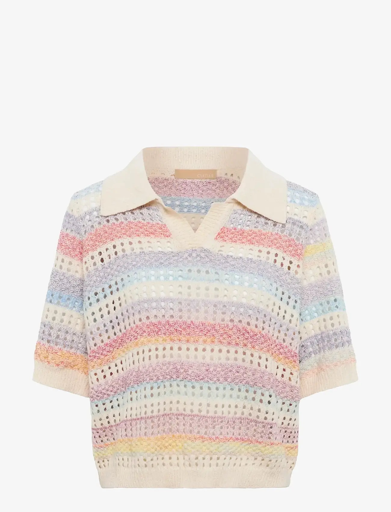 Culture - CUjuana SS Polo - poloer - multi stripe - 1