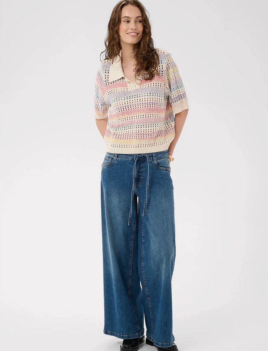 Culture - CUjuana SS Polo - polosärgid - multi stripe - 3