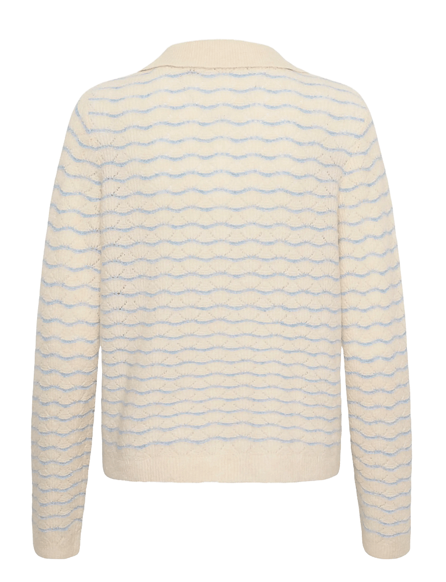 Culture - CUamera Julietta Pullover - pullover - whitecap/blue - 1