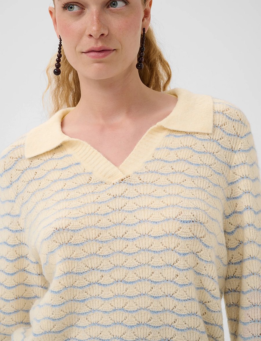 Culture - CUamera Julietta Pullover - pullover - whitecap/blue - 5
