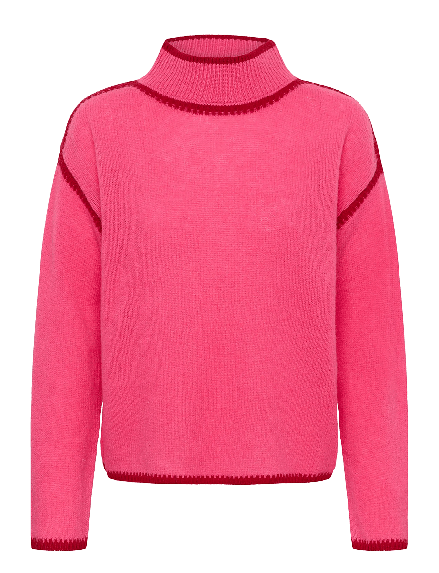 Culture - CUjia Katrina Turtleneck - pullover - fandango pink melange - 0